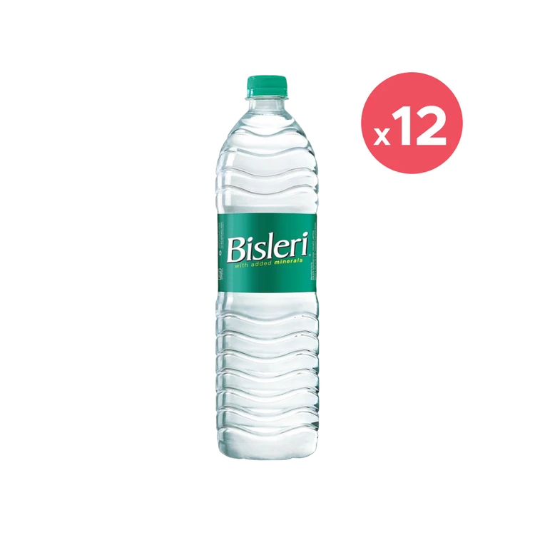 Bisleri Packaged Water (1 l) - Pack of 12