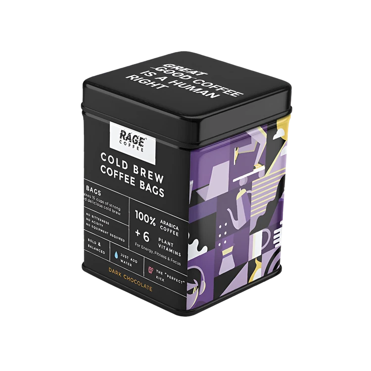 Rage Coffee Cold Brew Dark Chocolate Coffee Bags