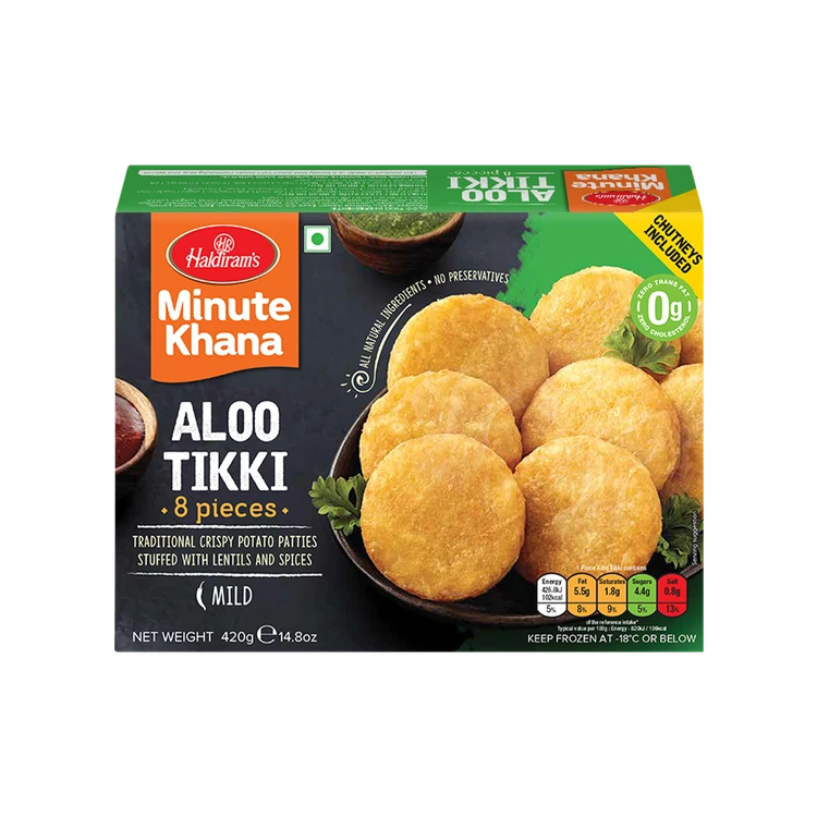 Haldiram's Aloo Tikki (Frozen)