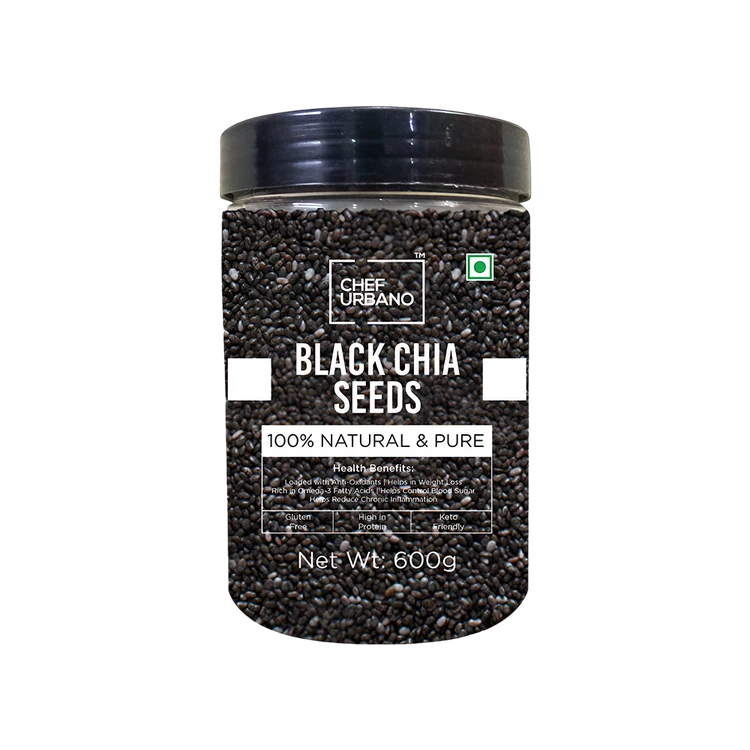 Chef Urbano Black Chia Seeds (Chia Beeja)