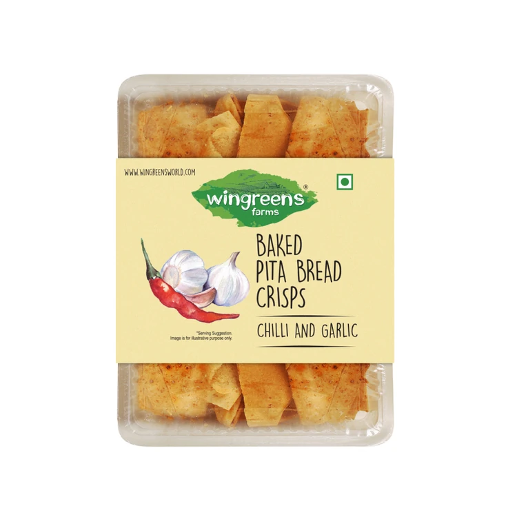 Wingreens Farms Chilli and Garlic Pita Chips