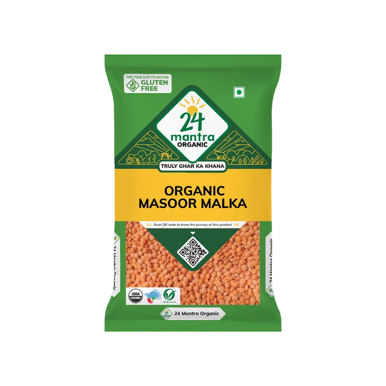 24 Mantra Organic Malka Masoor