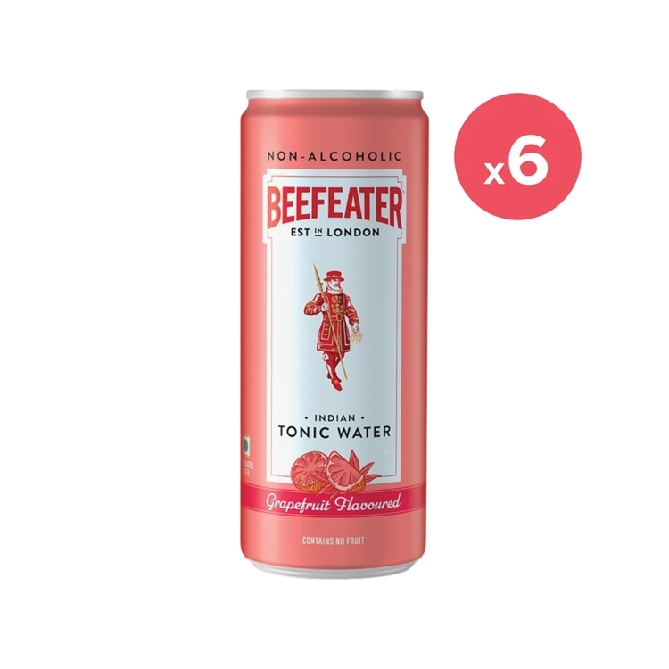 Beefeater Indian Tonic Water (Grapefruit) Pack of 6