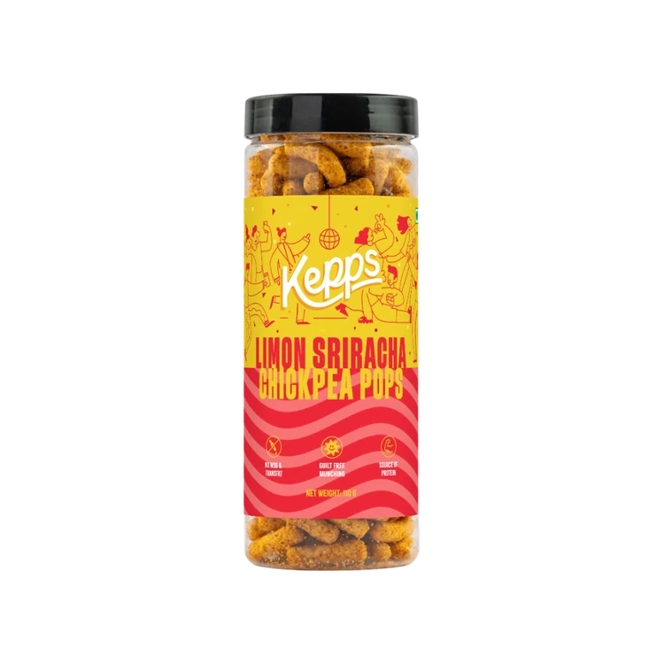 Kepps Limon Sriracha Chickpeas Pops