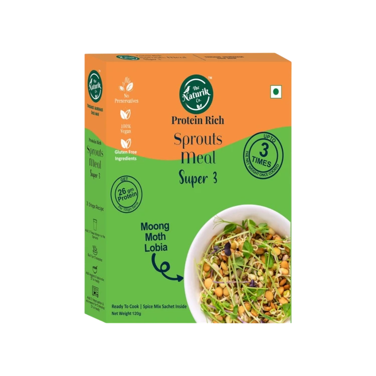THE NATURIK CO Instant Mixed Sprouts Meal