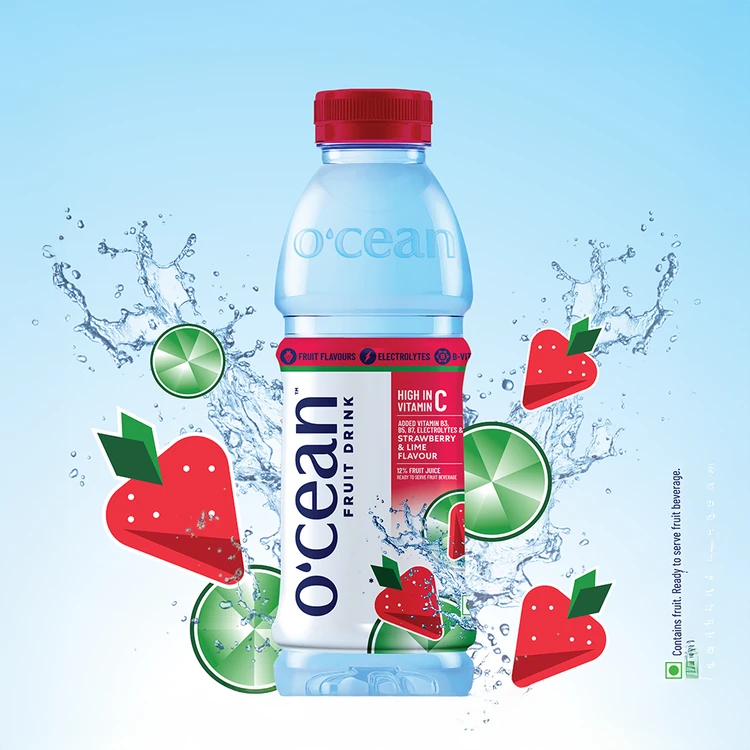 O'cean Strawberry & Lime Flavoured Water