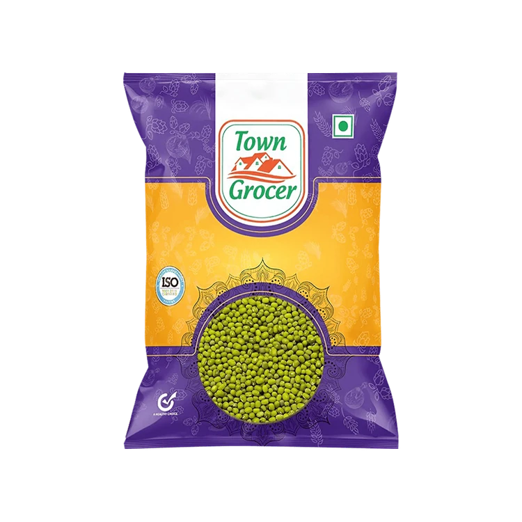 Town Grocer Moong Dal (Chilka) Whole Green (Hesaru Kalu)