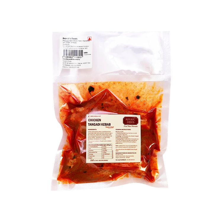 Republic Foods Fresh Marinated Chicken Tangadi Kebab (Non Veg) - Halal Cut