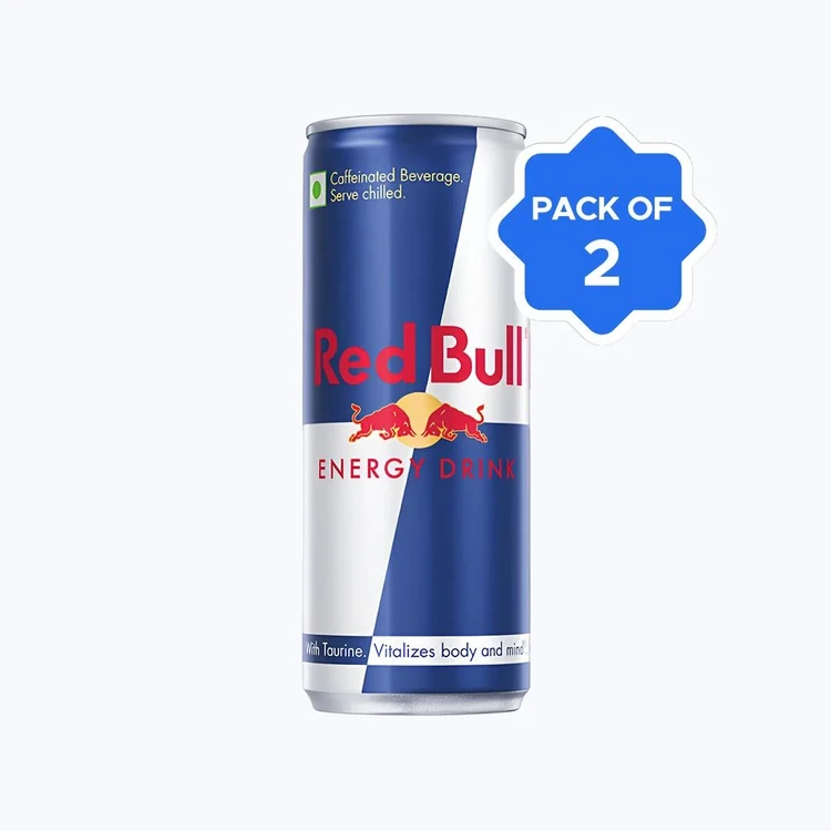 Red Bull Energy Drink (250 ml) - Pack of 2