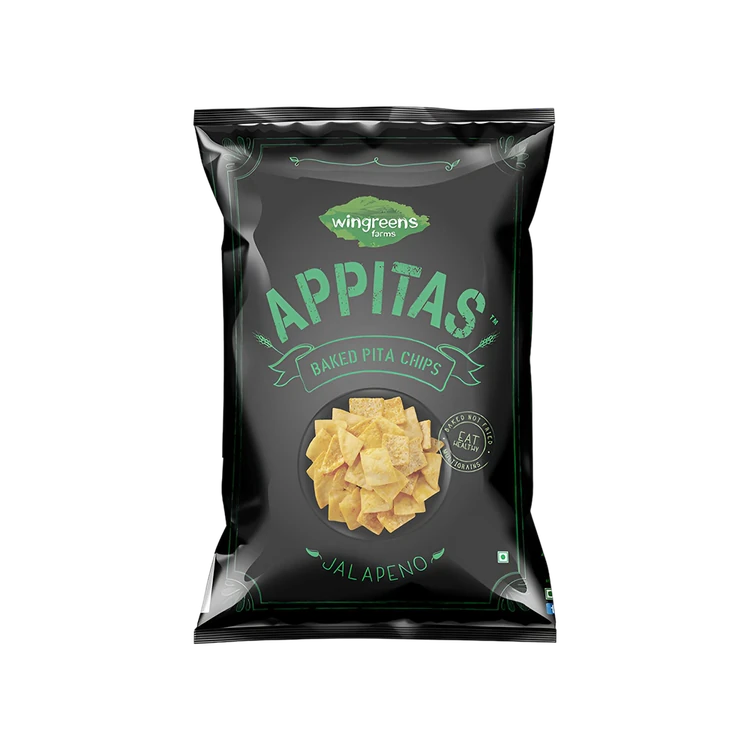 Wingreens Farms Appitas Baked Pita Chips (Jalapeno)