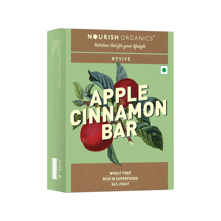 Nourish Organics Revive Apple Cinnamon Bar