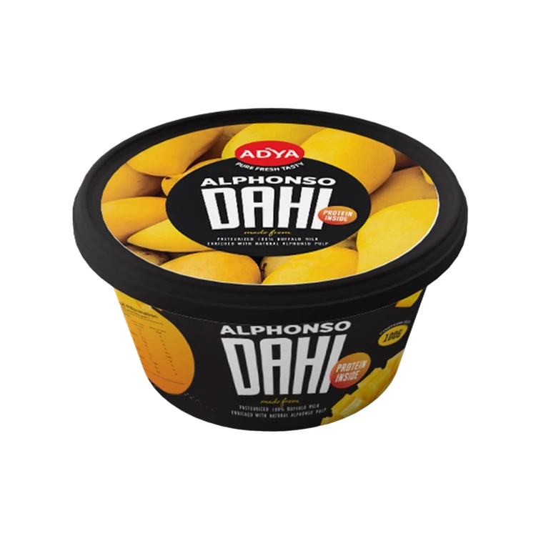 Adya Dairy Alphonso Mango Cup Curd