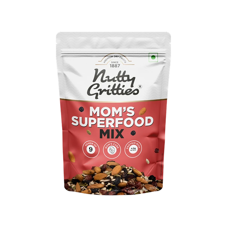 Nutty Gritties Mom's Superfood Trail Mix (Dry Fruit Mishrana)