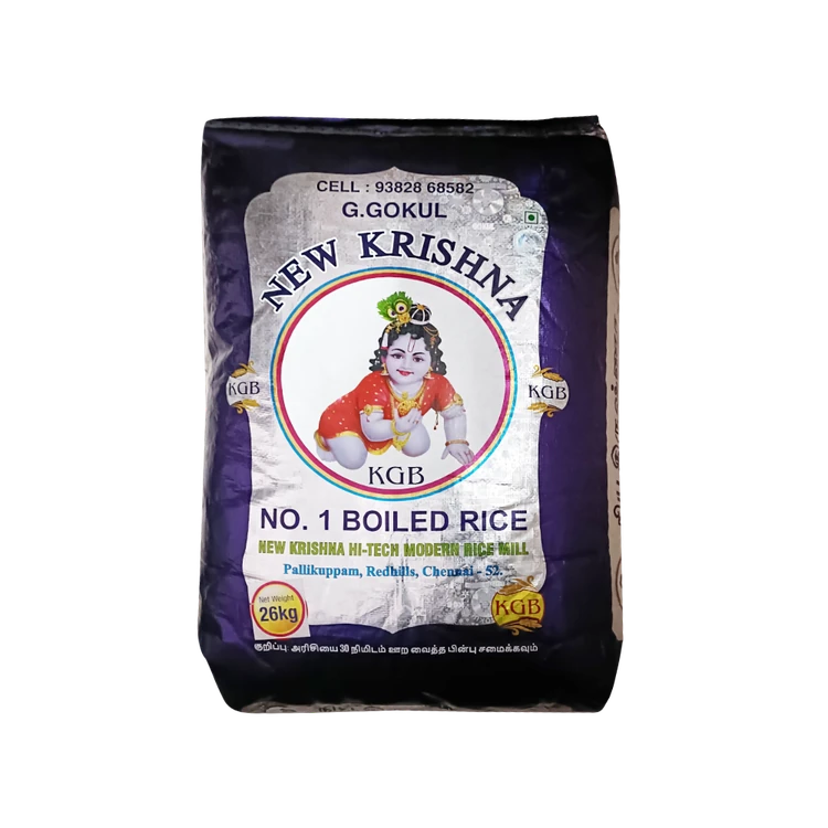 New Krishna Boiled Ponni Rice (Ponni Akki)
