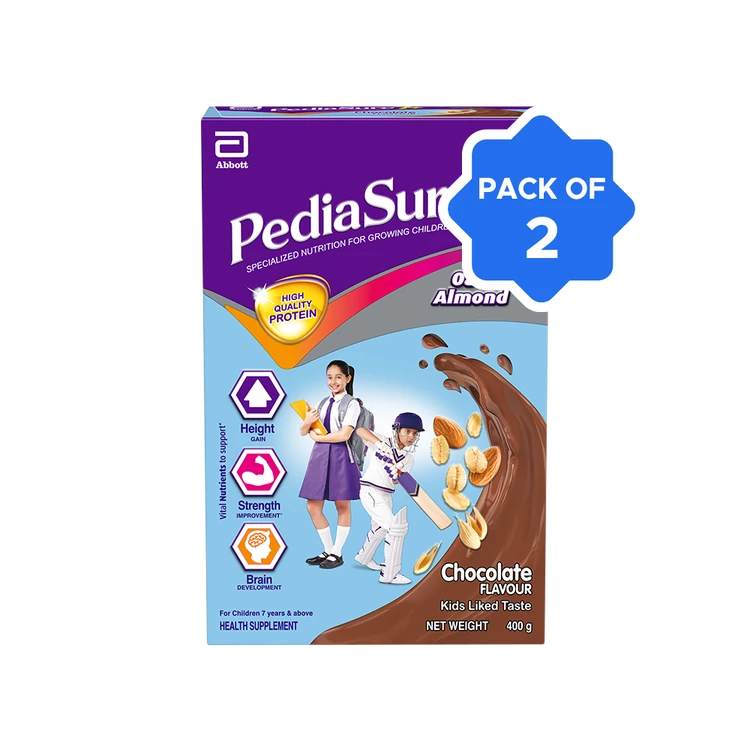 PediaSure 7+ Specialized Nutrition for Growing Children Chocolate Drink Mix - Pack of 2
