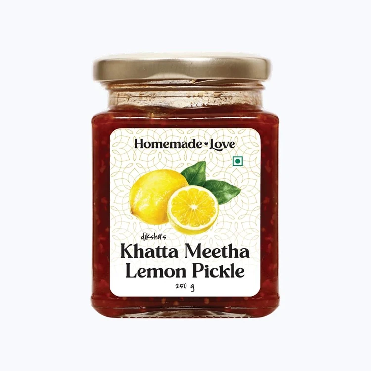 Homemade Love Khatta Meetha Lime Pickle