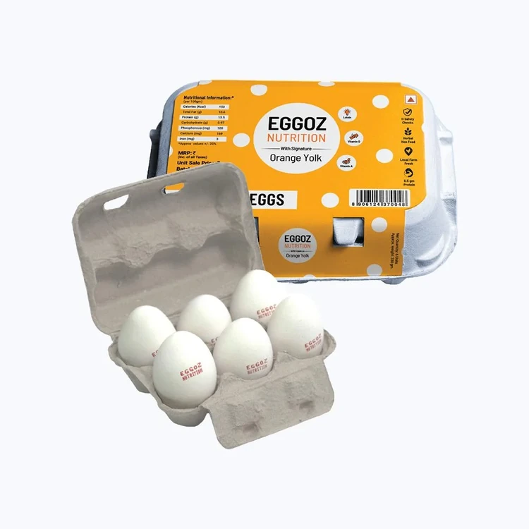 Eggoz Nutrition White Protein Rich Eggs (6 pieces)