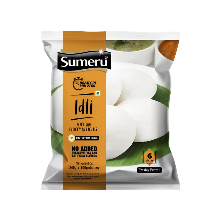 Sumeru Idli With Chutney (Frozen)