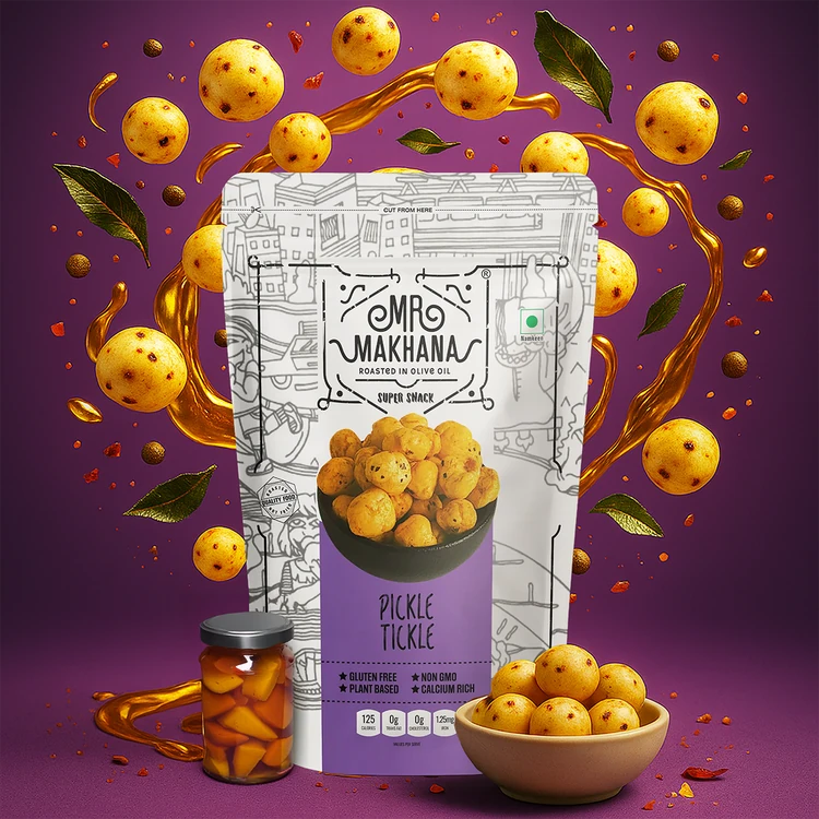 Mr. Makhana Pickle Tickle Flavoured Makhana