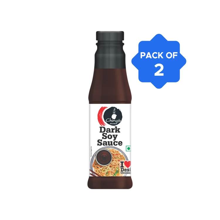 Ching's Secret Dark Soy Sauce Rich, Brown and Zesty - Pack of 2