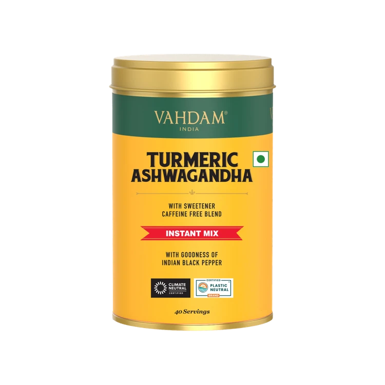 Vahdam Turmeric Ashwagandha Powder Instant Mix