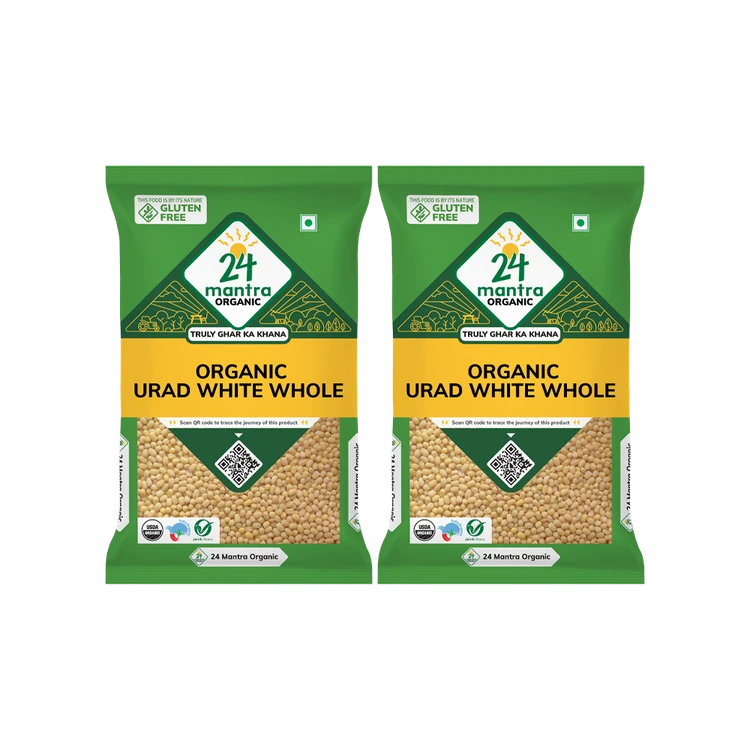 24 Mantra Organic Urad (Sabut) - Pack of 2