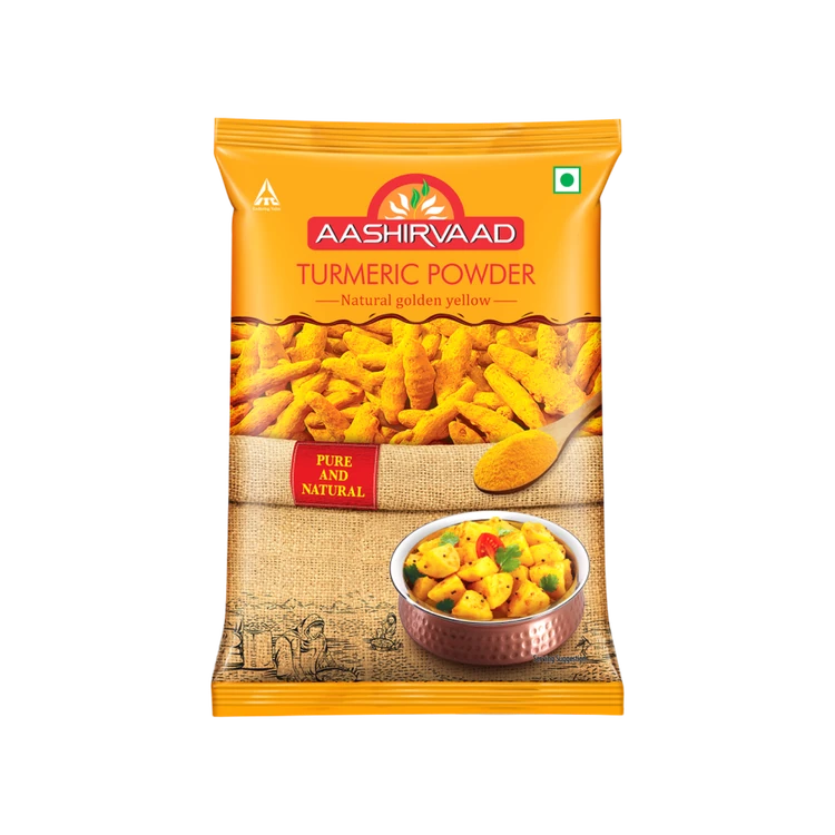 Aashirvaad Haldi/ Turmeric Powder (100 g) (Arshina Pudi)