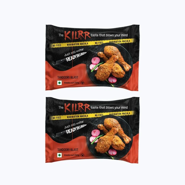KILRR Tandoori Blast Chicken Masala - Pack of 2 (Koli Masala)