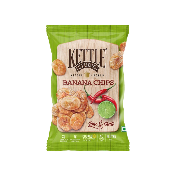 Kettle Studio Lime & Chilli Banana Chips