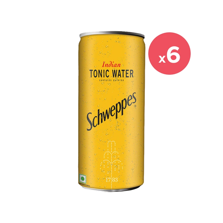 Schweppes Indian Tonic Water Pack of 6