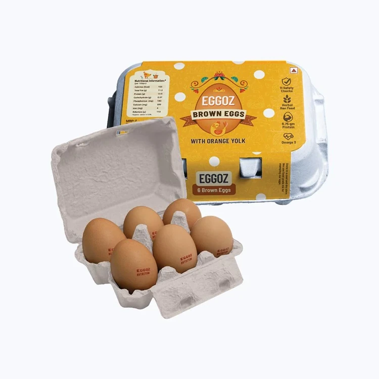Eggoz Nutrition Protein Rich Brown Eggs (6 pieces)