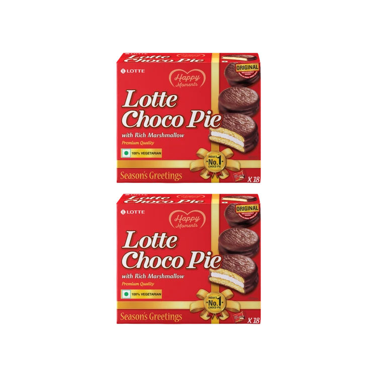 Lotte Choco Pie - 504 g - Pack of 2