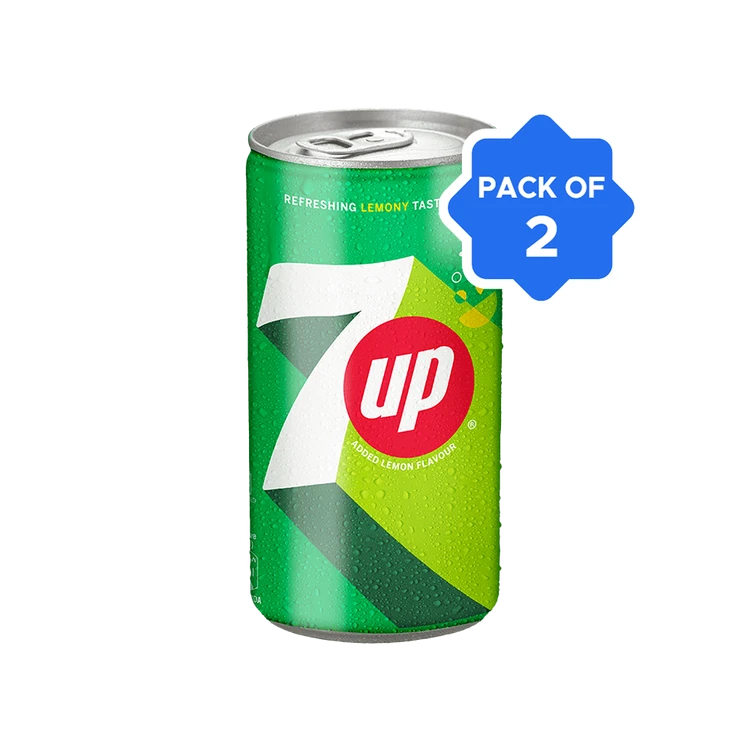 7UP Lime Soft Drink - Pack of 2