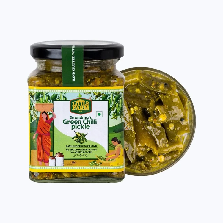 The Little Farm Co. Green Chilli Pickle