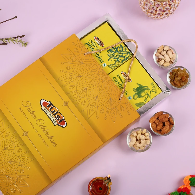 Tulsi Festive Celebrations Dry Fruits Gift Pack (Dry Fruits Udugore Pack)