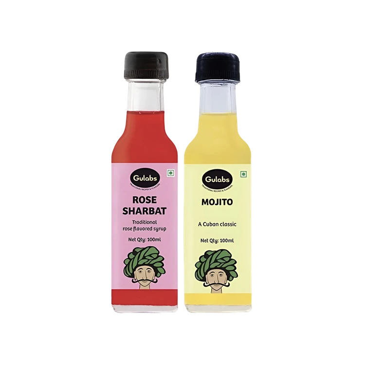 Gulabs Mini Rose + Mini Mojito Sharbat
