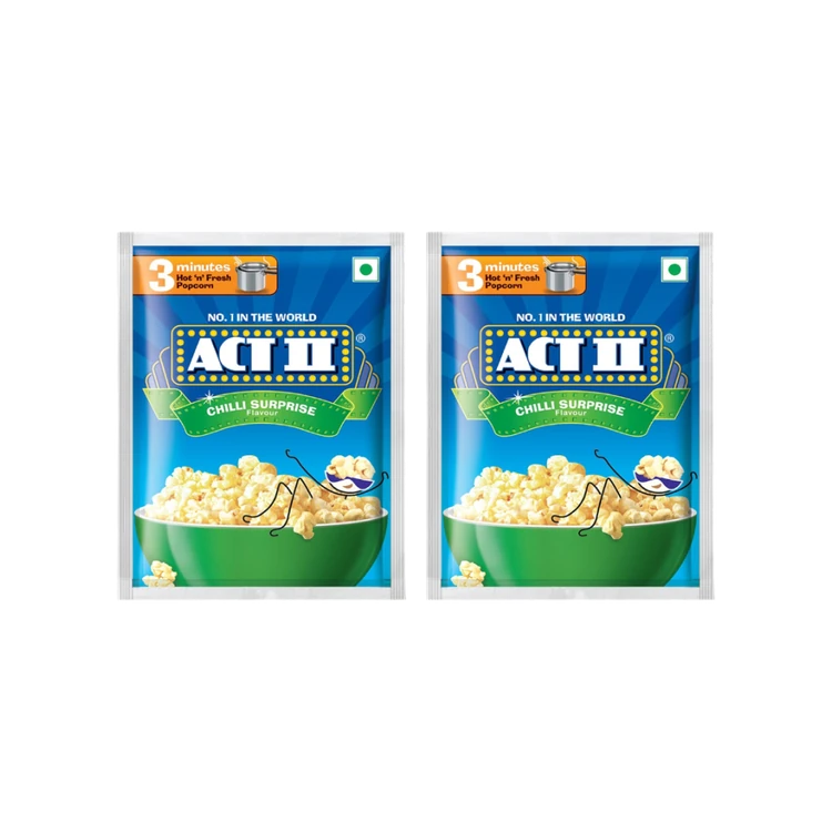 Act II Chilli Surprise Popcorn - Pack of 2
