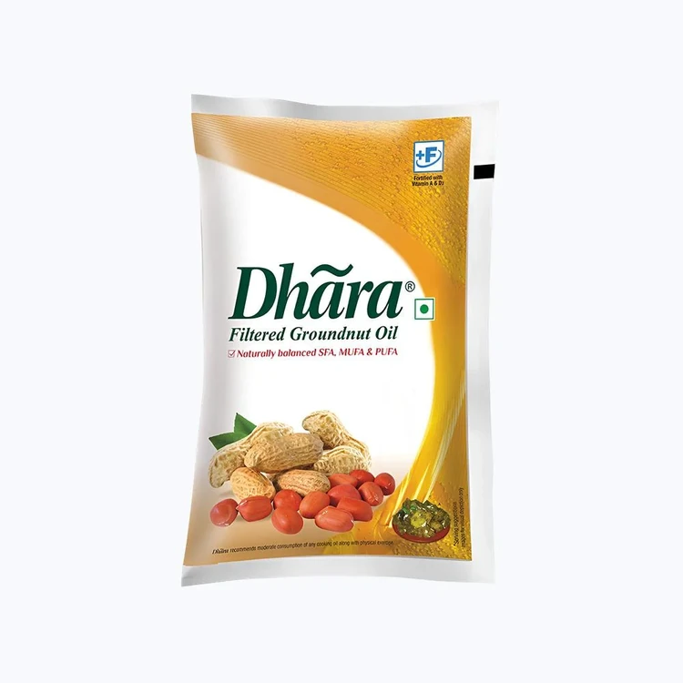 Dhara Filtered Groundnut Oil (0% Trans Fat) (Kadale Enne)