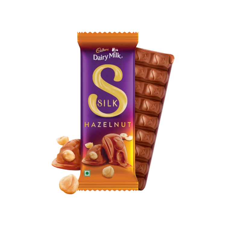 Cadbury Dairy Milk Silk Hazelnut Small Milk Chocolate Bar