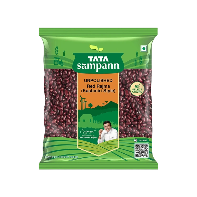 Tata Sampann Unpolished Red Rajma Kashmiri Style