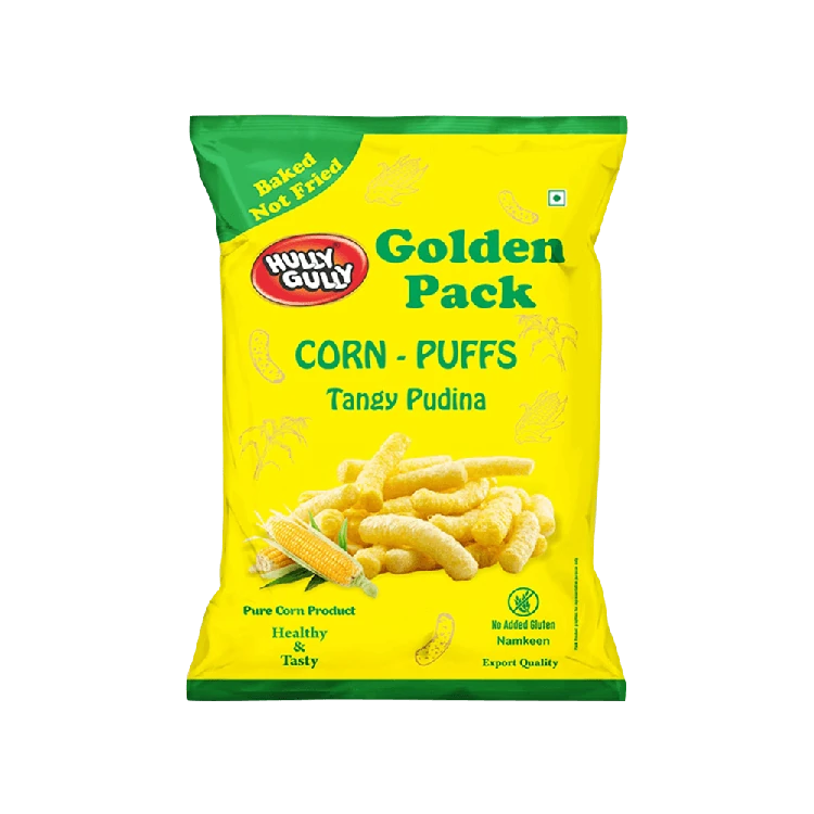 Hully Gully Tangy Pudina Corn Puffs