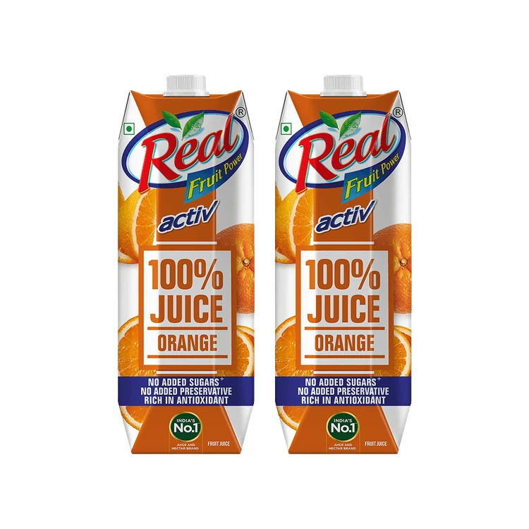 Real Activ Orange Juice - Pack of 2