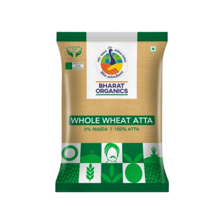 Bharat Organics Whole Wheat Organic Atta