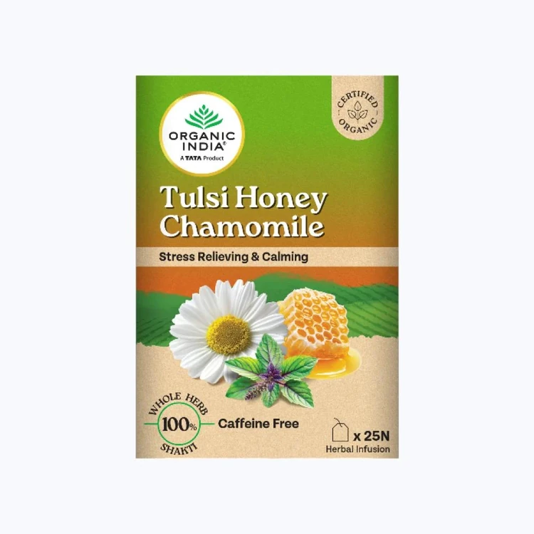 Organic India Tulsi Honey Chamomile Tea Bags