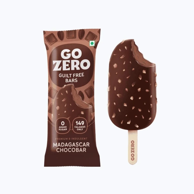 Go Zero Madagascar Chocolate Low Calorie Guilt Free Ice Cream Stick
