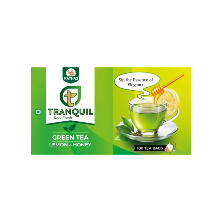 Mathas Coffee Lemon & Honey Green Tea Bags