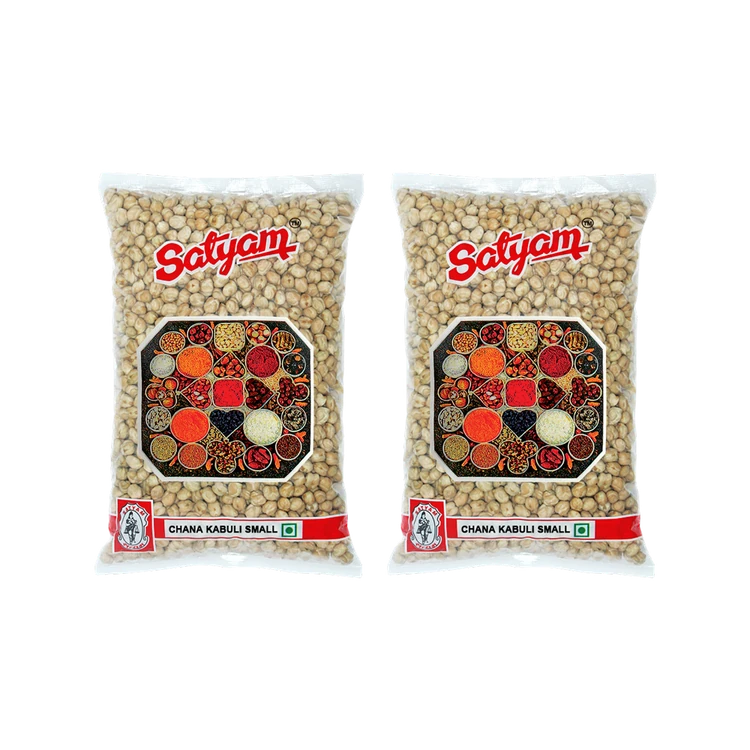 Satyam Small Kabuli Chana - Pack of 2 (Kabuli Kadale)