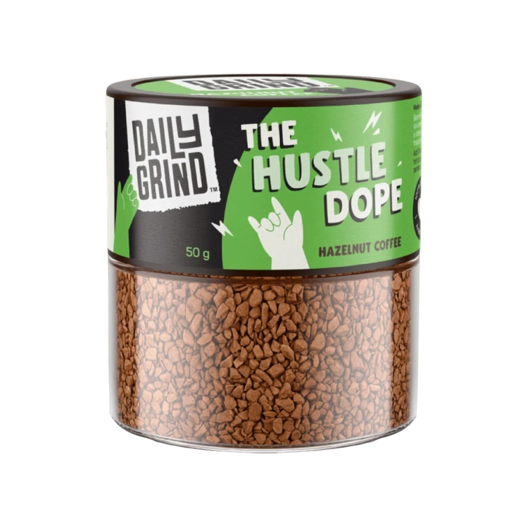 Daily Grind The Hustle Dope Hazelnut Instant Coffee