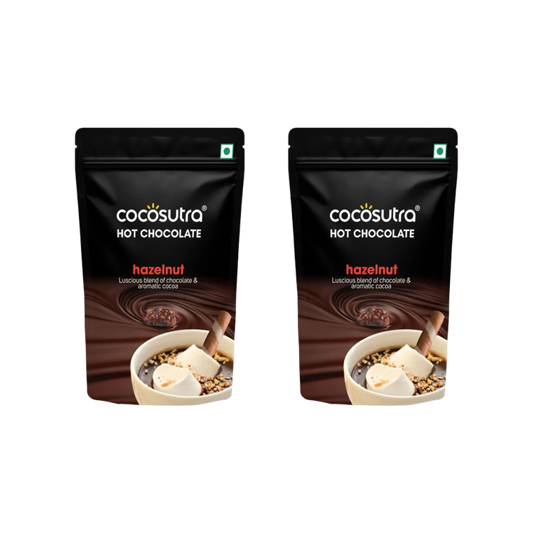 Cocosutra Hazelnut Hot Chocolate - Pack of 2