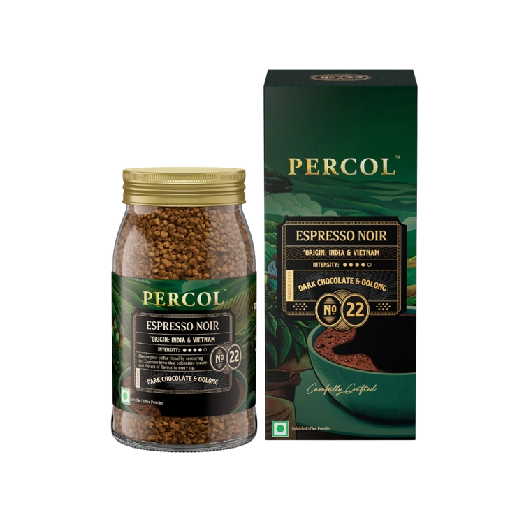 PERCOL Espresso Noir Instant Coffee